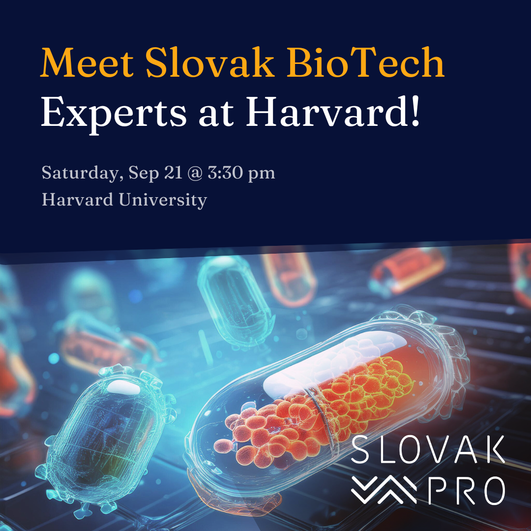 September 21, 2024: Meet Slovak BioTech Experts at Harvard